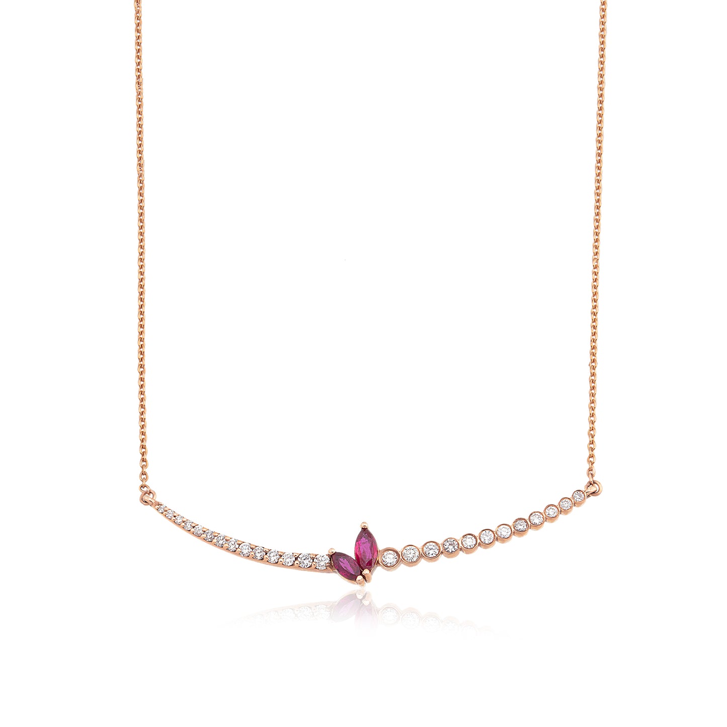 Pırlanta Yakut Kolye