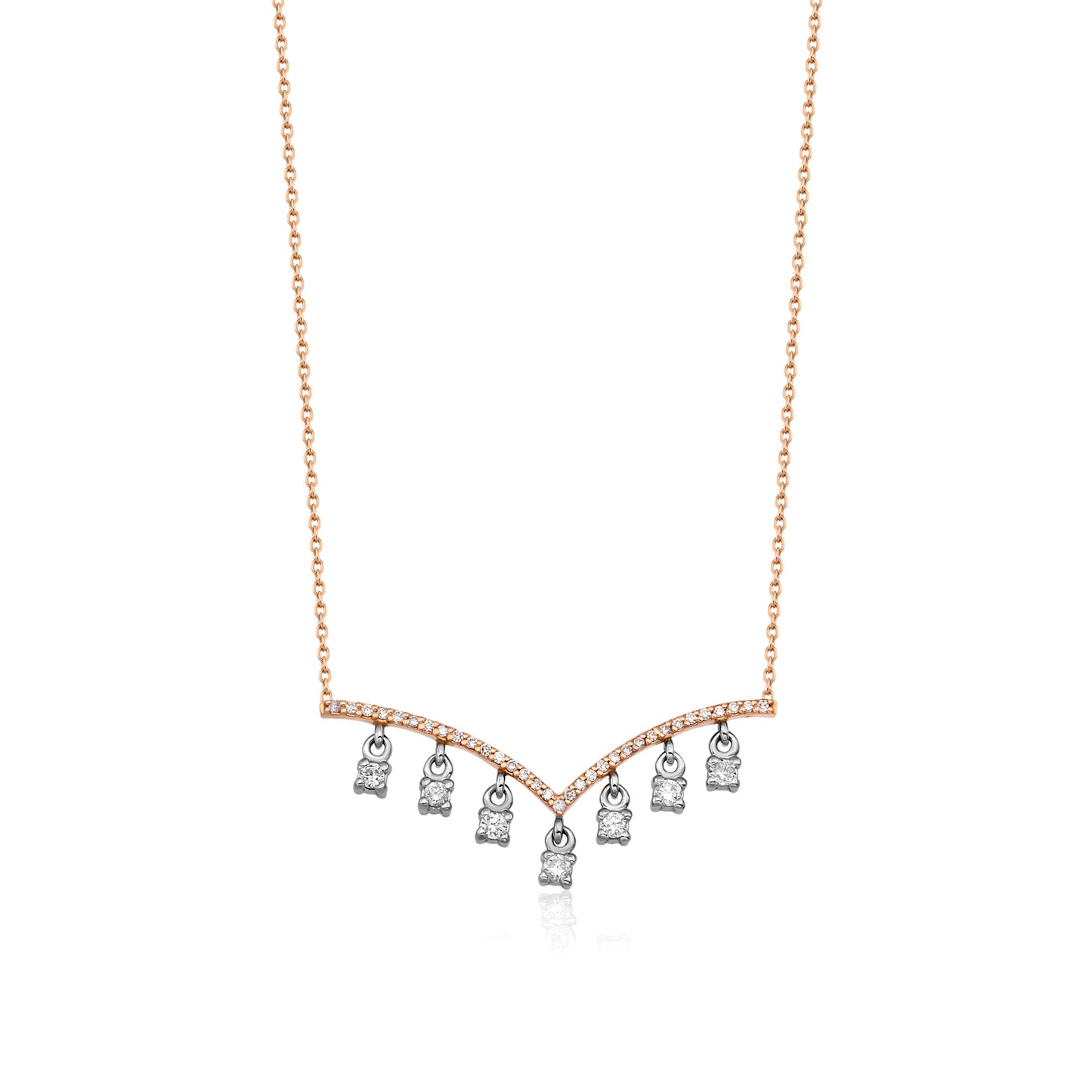 Pırlanta Sallantılı Kolye