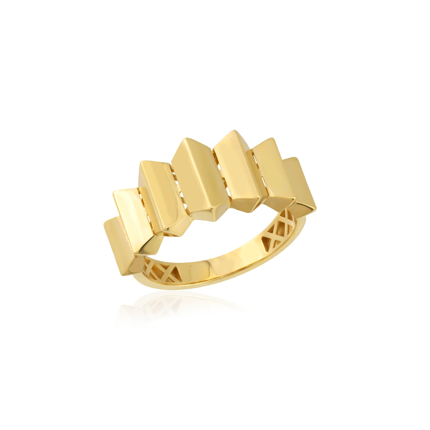 Altın Piramit Yüzük