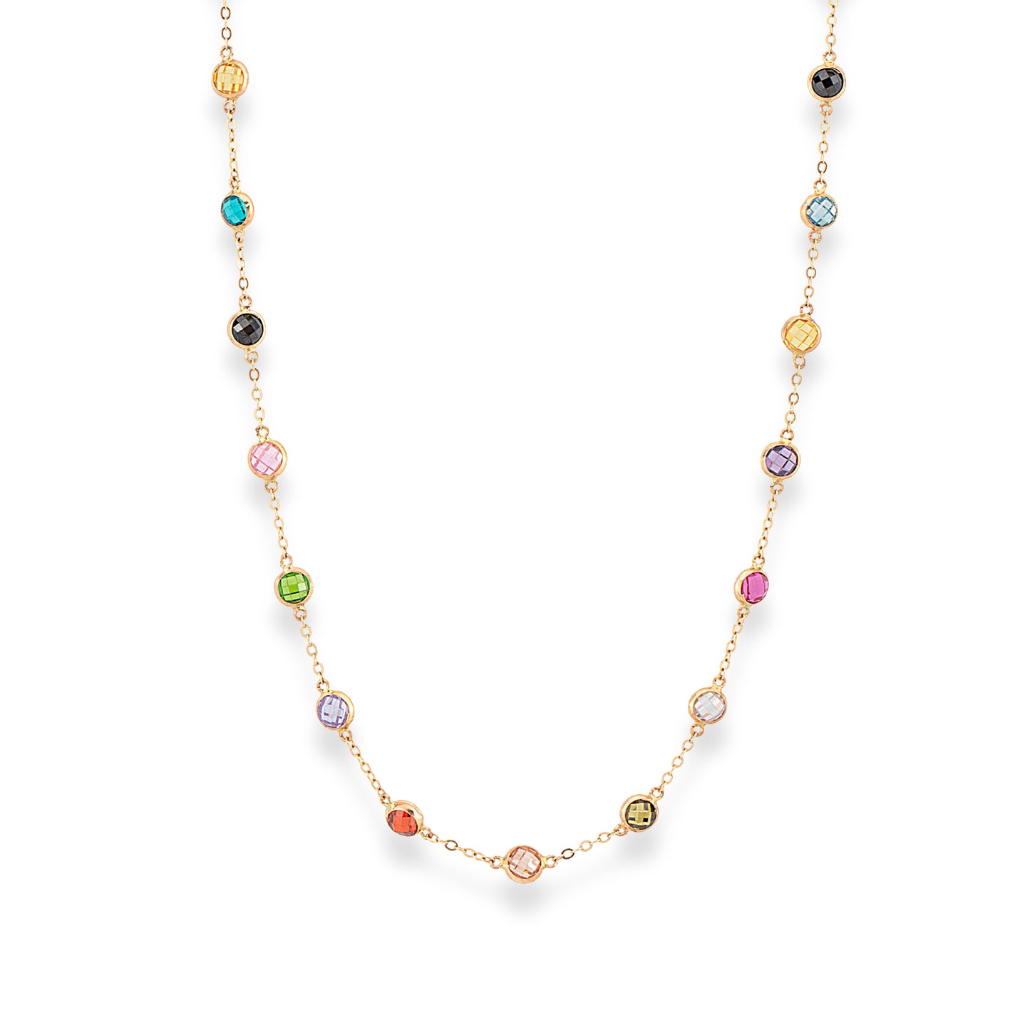 Renkli Taşlı Kolye