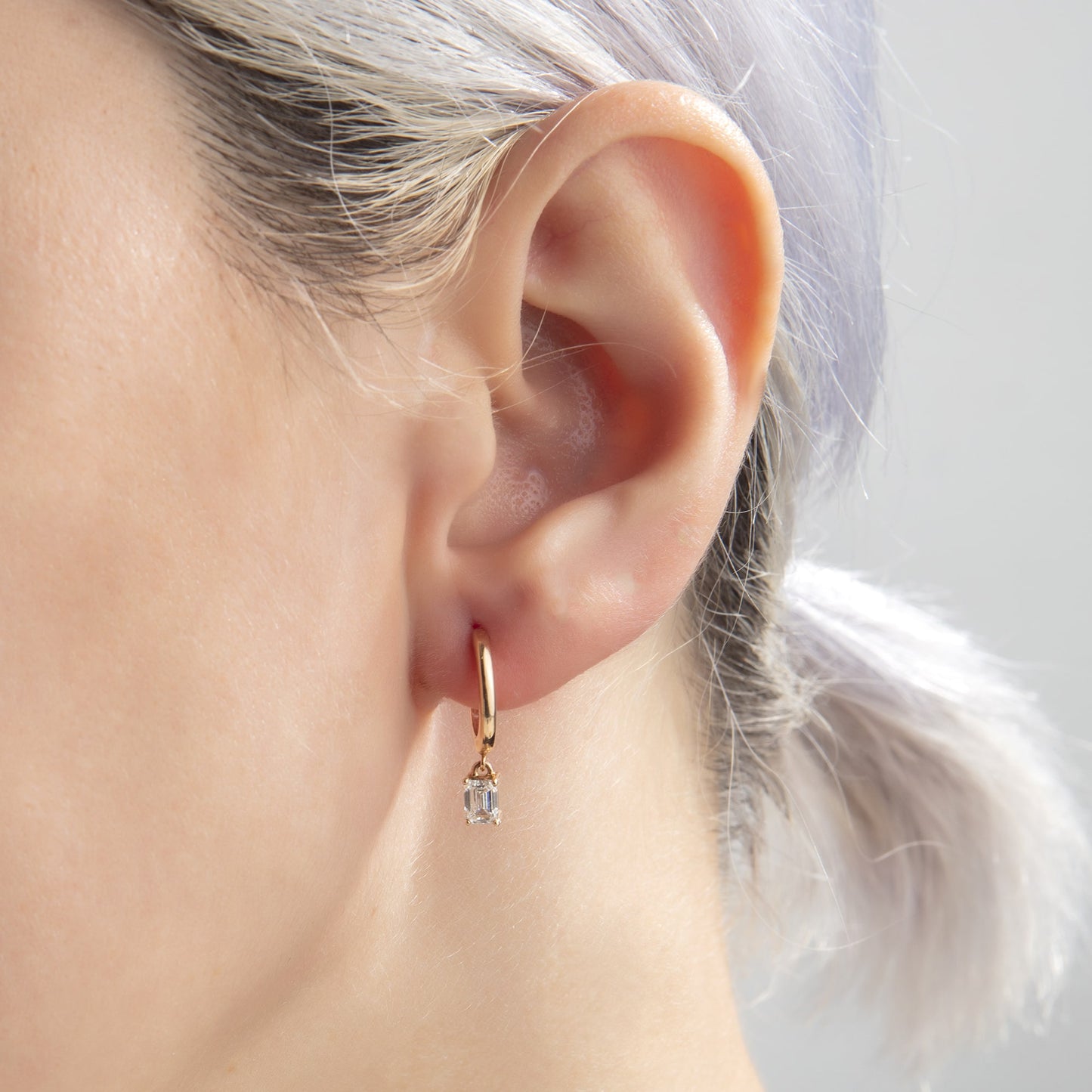 Rose Pırlanta Küpe