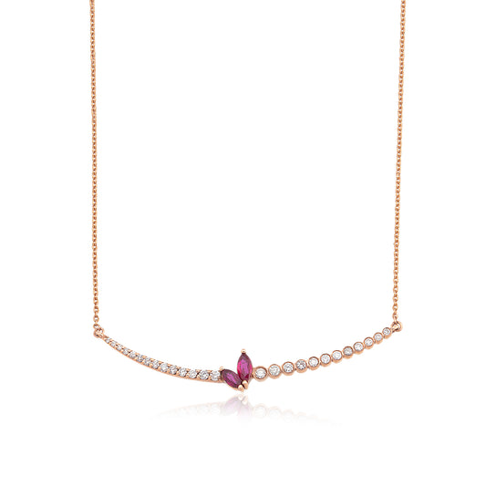 Pırlanta Yakut Kolye