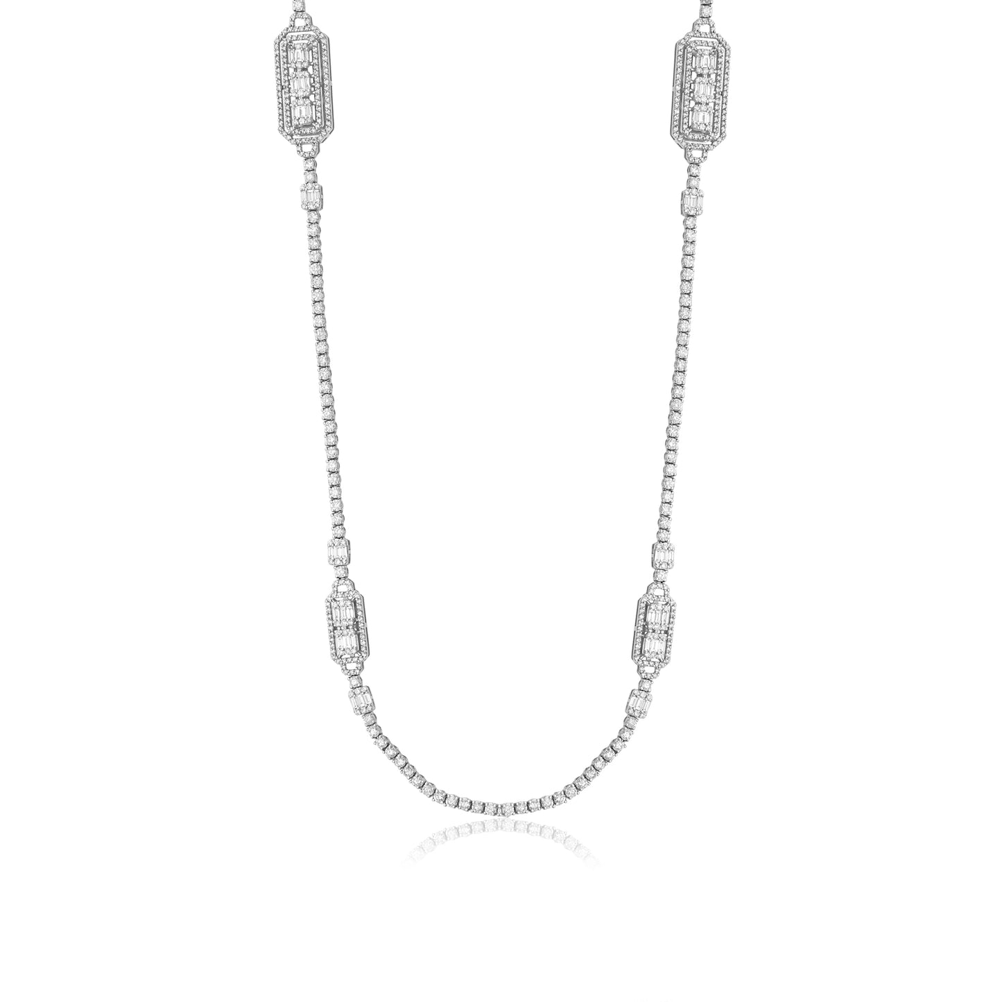 Su yolu & Baget Pırlanta Gerdanlık